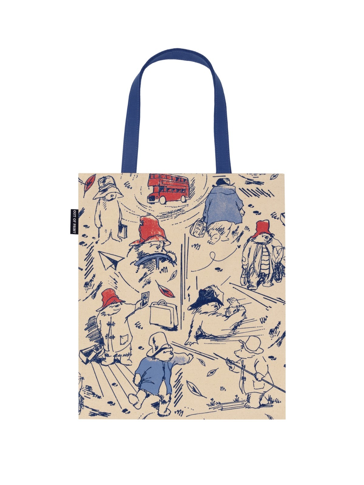 Paddington Bear Tote Bag by Out of Print 15″ W x 17″ H 100% Cotton Canvas